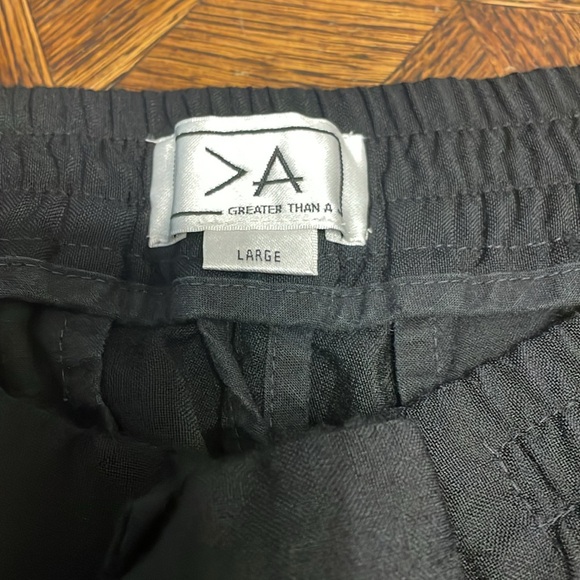 Greater Than A joggers - wool and cotton components - women’s large - pockets - Picture 2 of 7